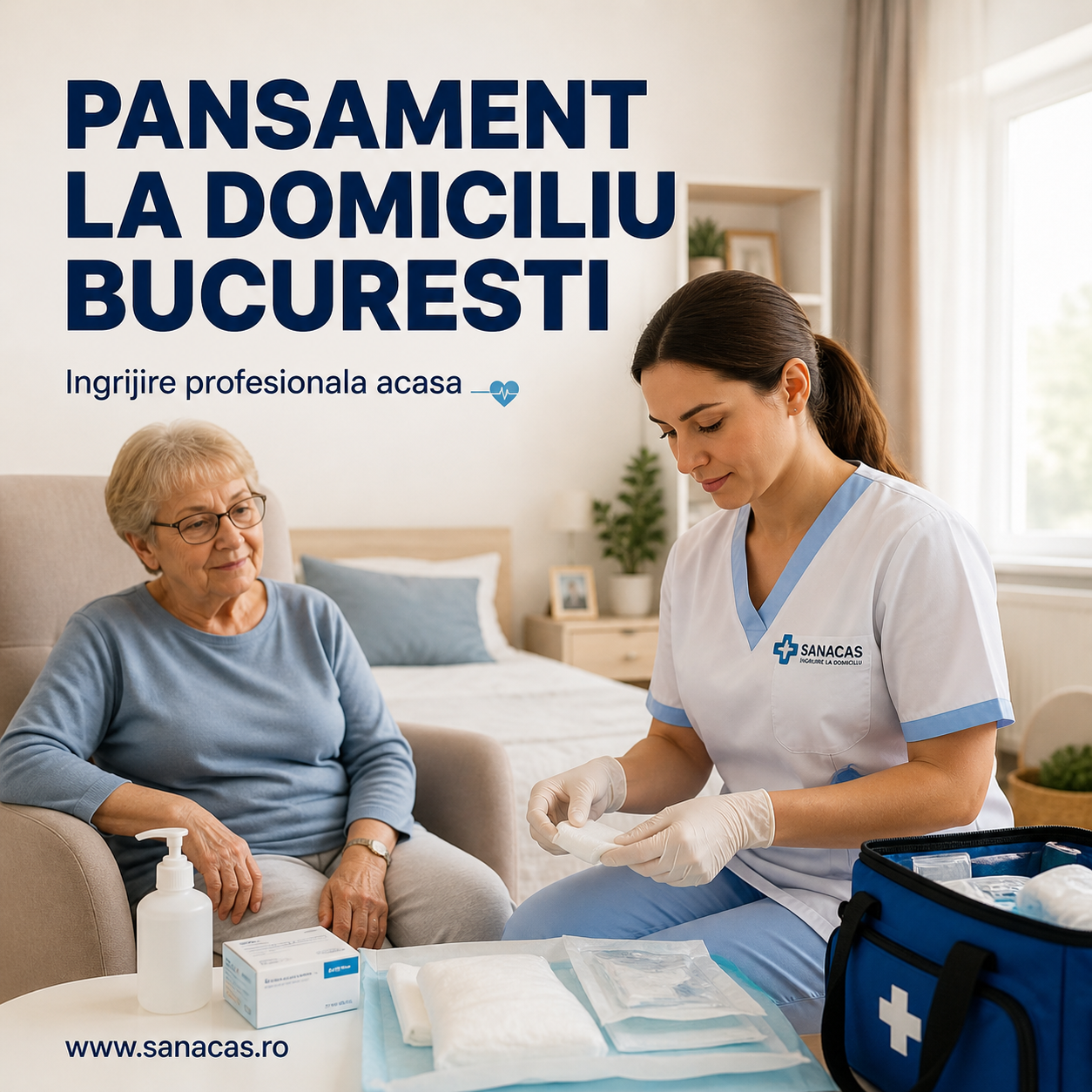 Pansament la domiciliu București