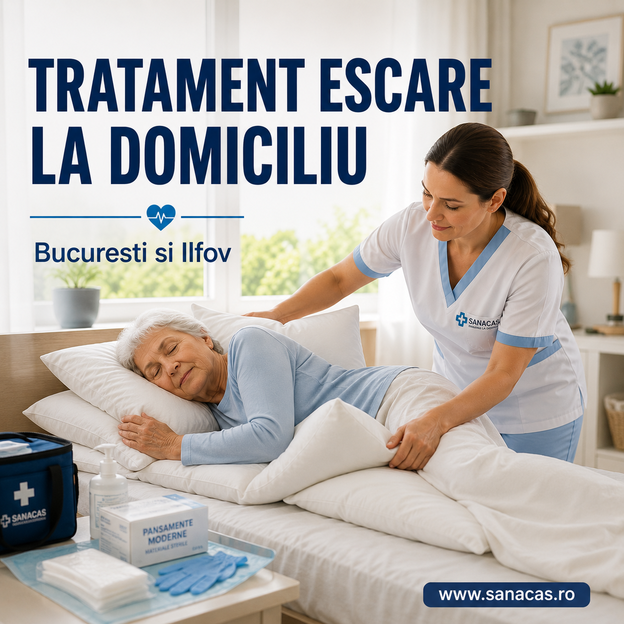 Tratament escare la domiciliu București