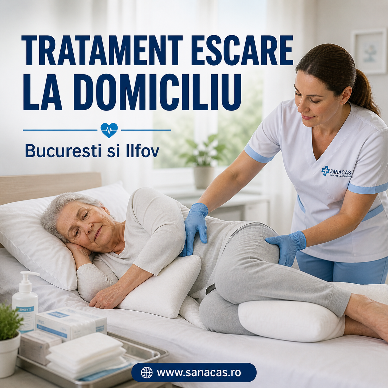 Tratament escare la domiciliu București